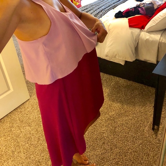 Two toned high low dress - Picture 7 of 8